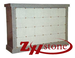 Good Quality Double Colors 40 Crypts Shanxi Black/ Absolute Black/ Cafe Imperial Granite Cremation Columbarium/ Columbarium/ Cemetery Crypts/ Cemetery Columbarium/ Mausoleum Crypts