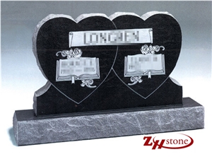 Good Quality Full Polished Serp Top Indian Red/ Imperial Red Granite Tombstone Design/ Western Style Monuments/ Upright Monuments Headstones/ Single Monuments