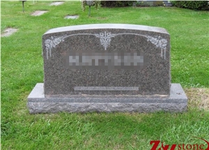 Good Quality Polished Oval Top Cafe Imperial Granite Upright Monuments/ Headstones/ Monument Design/ Western Style Tombstones/ Single Monuments Good Quality Polished Oval Top Cafe Imperial Granite Upright Monuments/ Headstones/ Monument Design/ Western Style Tombstones/ Single Monuments