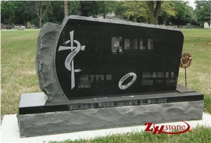 Good Quality Unique Design Cross Engraving Cafe Imperial Granite Tombstone Design/ Cross Tombstones/ Gravestone/ Engraved Headstones/ Custom Monuments