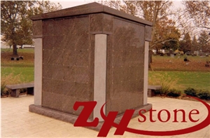 Own Factory Low Price 96 Crypts Sun Set Gold/ Rust Gold/ G682 Granite Cremation Colubarium/ Cemetery Crypts/ Cemetery Columbarium/ Mausoleum Crypts