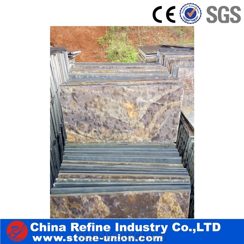Cheap Natural Rectangle Black Slate Tile,China Black Slate Slabs & Tiles,High Quality Black Slate,Slate Paving Stone,Stone Flooring,Walkway Pavers