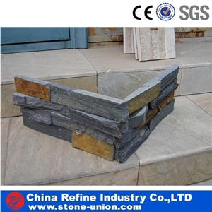 Cheap Slate Split Stone Wall Decoration, Natural Stone Corner, Culture Stone,Wall Cladding,Stone Wall Decor,Feature Wall,Exposed Wall Stone