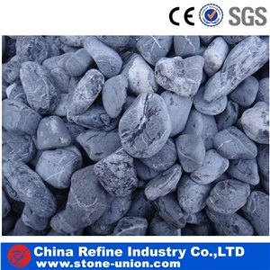 China Supplier Driveway Grey Pebble Stone, 3-5cm Pebble Stone,Polished Different Sizes Polished Pebble River Stone for Decoration in Landscaping