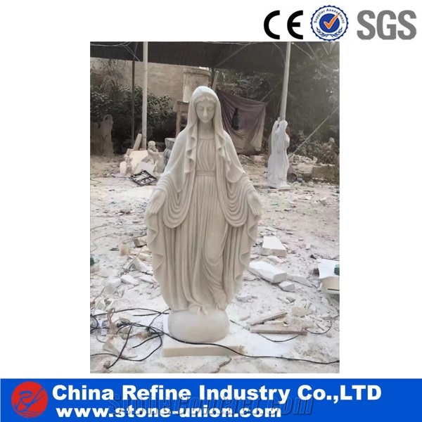 Good Quality Marble Jesus Sculpture,Garden Human Angel Sculpture ,White Marble Statues ,China White Marble Carved