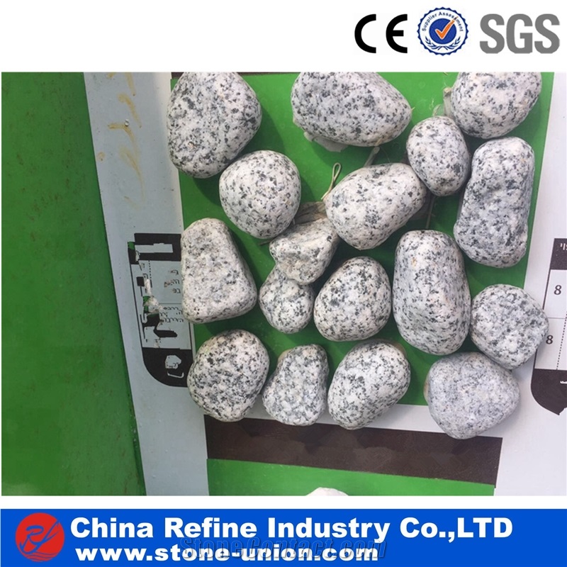 Grey and White Landscaping Stone Pebbles, Driveway Grey Pebble Stone, Pebble Stone in Cobbles & Pebbles, Pebble Stone Flooring