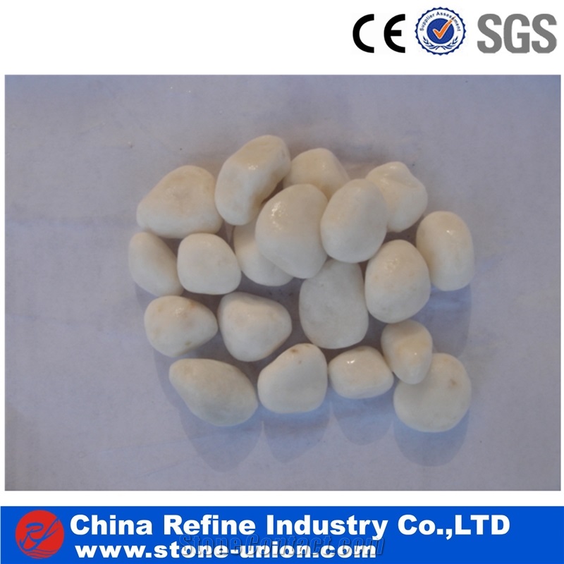 Grey and White Landscaping Stone Pebbles, Driveway Grey Pebble Stone, Pebble Stone in Cobbles & Pebbles, Pebble Stone Flooring