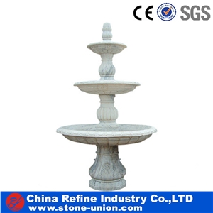 Handcarved Natural Stone Fountains ,Landscaping Garden Fountain , Outdoor Water Fountain , Granite Fountain for Garden