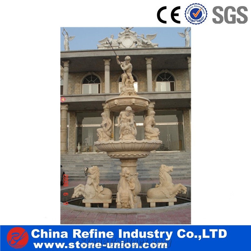 Human Statue Fountain , Garden Water Fountain , Marble Tiered Fountains,Sculptured Fountain,Granite Floating Sphere Fountain