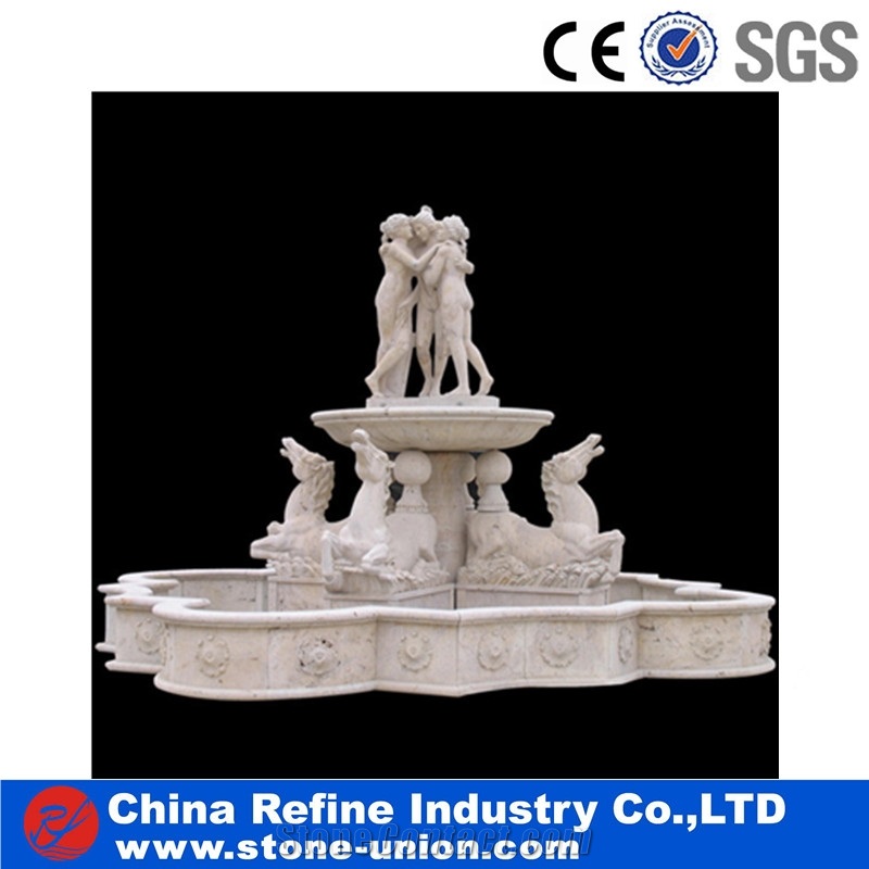 Human Statue Fountain , Garden Water Fountain , Marble Tiered Fountains,Sculptured Fountain,Granite Floating Sphere Fountain