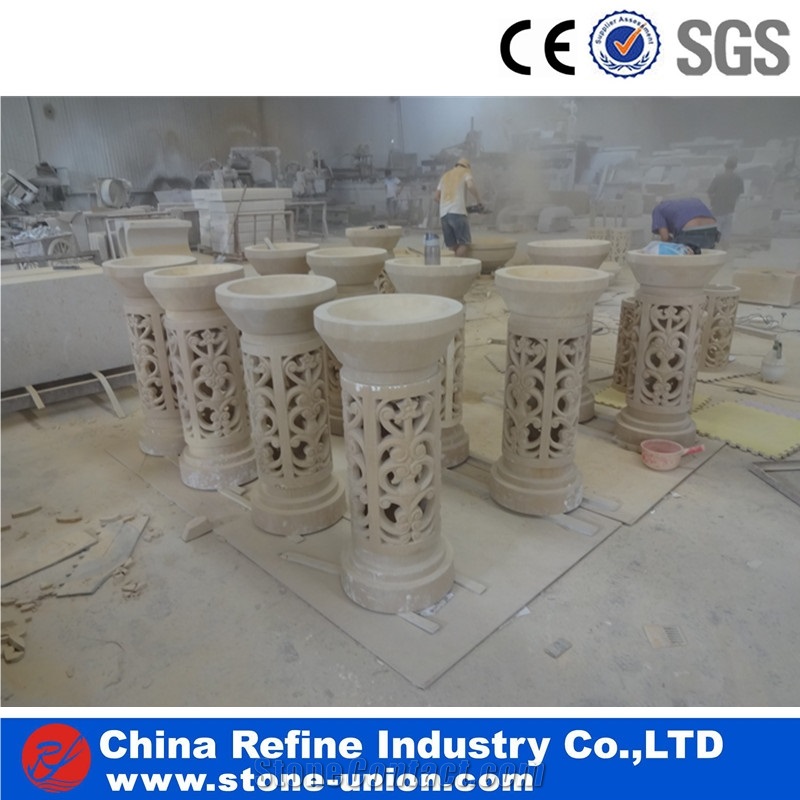 Natural Sandstone Garden Flower Pot, Sandstone Flower Pot Manufacturer & Factory ,Stone Flowerpot, Outdoor Flower Pots, Stone Planters