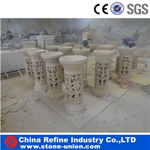 Natural Sandstone Garden Flower Pot, Sandstone Flower Pot Manufacturer & Factory ,Stone Flowerpot, Outdoor Flower Pots, Stone Planters