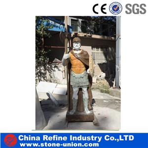Natural Soldier Sculpture & High Quality Marble Roman Soldier Statue Sculpture,Natural Marble Carved ,Factory Marble Statue ,Bronze Statue