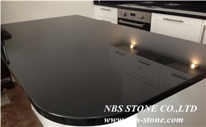 Black Absolute Granite Accents, Countertops, Kitchen Island Tops