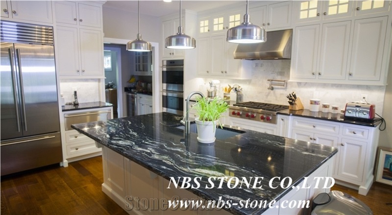 Black Cosmic Granite Stone Tiles & Slabs,Wall Covering,Flooring
