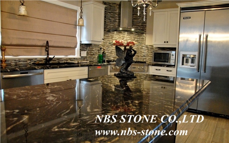 Black Cosmic Granite Stone Tiles & Slabs,Wall Covering,Flooring