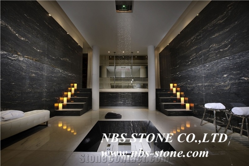 Black Cosmic Granite Stone Tiles & Slabs,Wall Covering,Flooring