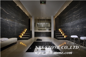 Black Cosmic Granite Stone Tiles & Slabs,Wall Covering,Flooring