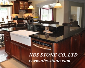 Black Granite Countertops，Kitchen Tops,Kichen Countertops