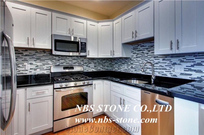 Black Granite Countertops，Kitchen Tops,Kichen Countertops