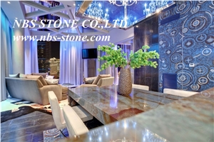 Blue Louise Quartzite Tiles& Slabs,Wall Covering,Flooring