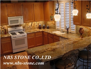 Butterfly Granite Kitchen Countertops, Kitchen Island Tops