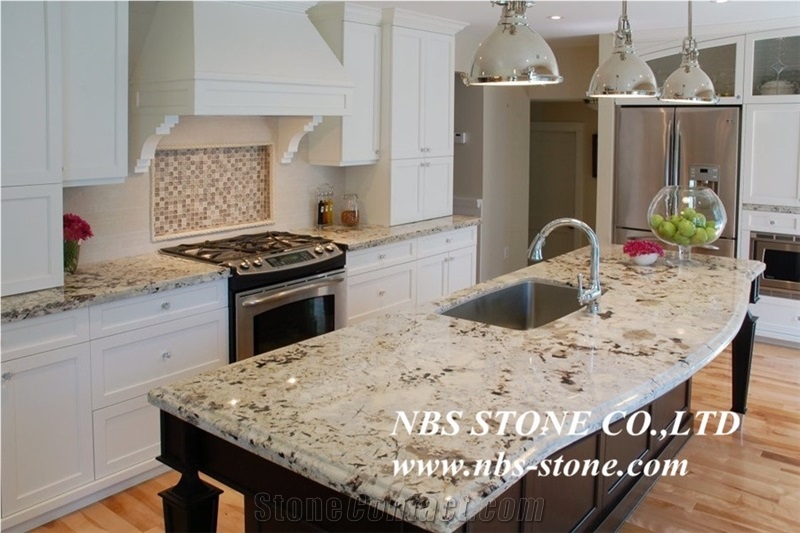 Cashmere White Granite, India Granite, Kitchen Tops, Countertops, Kitchen Island Tops