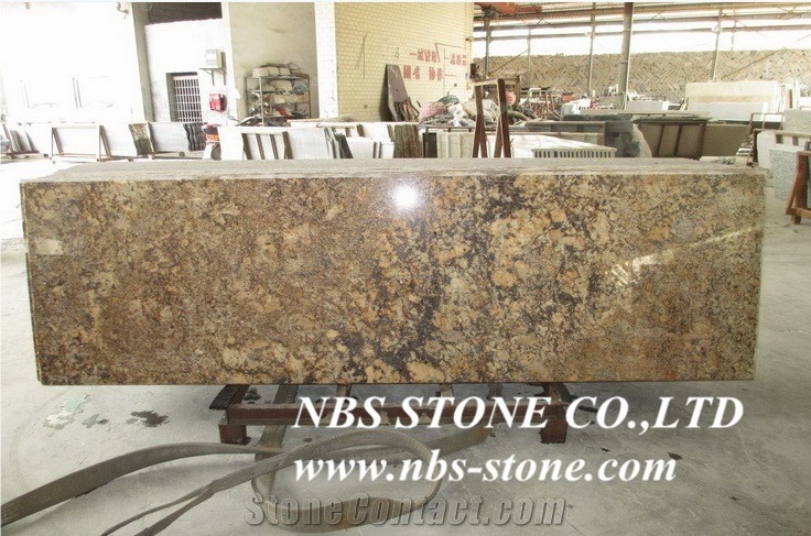 Crystal Yellow Granite,Kitchen Tops,Countertops,Low Price