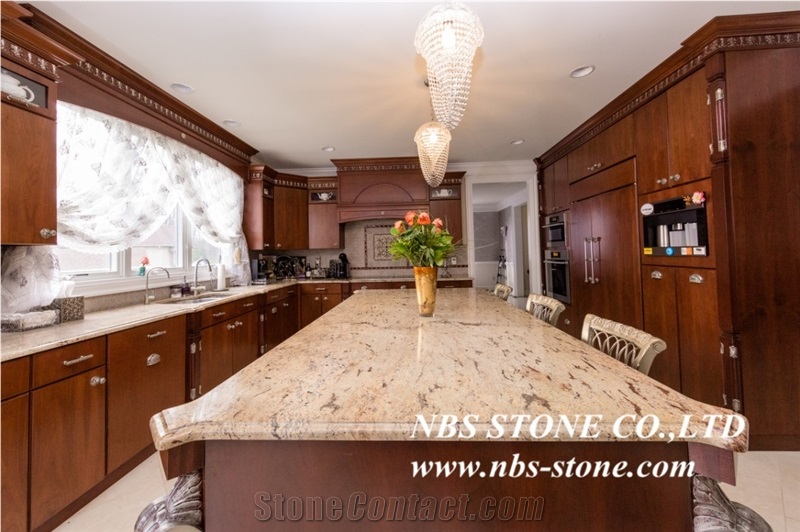Yellow Granite Countertops, Yellow Granite Kitchen Island Tops
