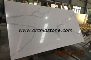 Calacatta Vagli Quartz/Artificial Marble Engineered Quartz Slabs & Tiles /Solid Surface Of White Calacatta Quartz Tops/Arabescato White Engineered Stone Quartz Wall Cladding Tiles