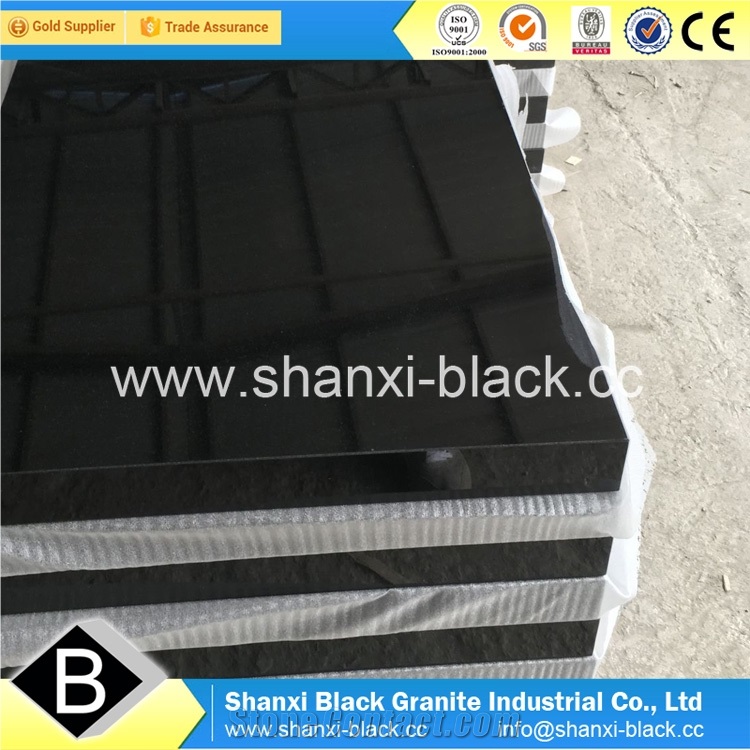 Shanxi Black Granite China Black Nero Assoluto Absolute Black Monuments Tombstone Headstone Gravestone Angel