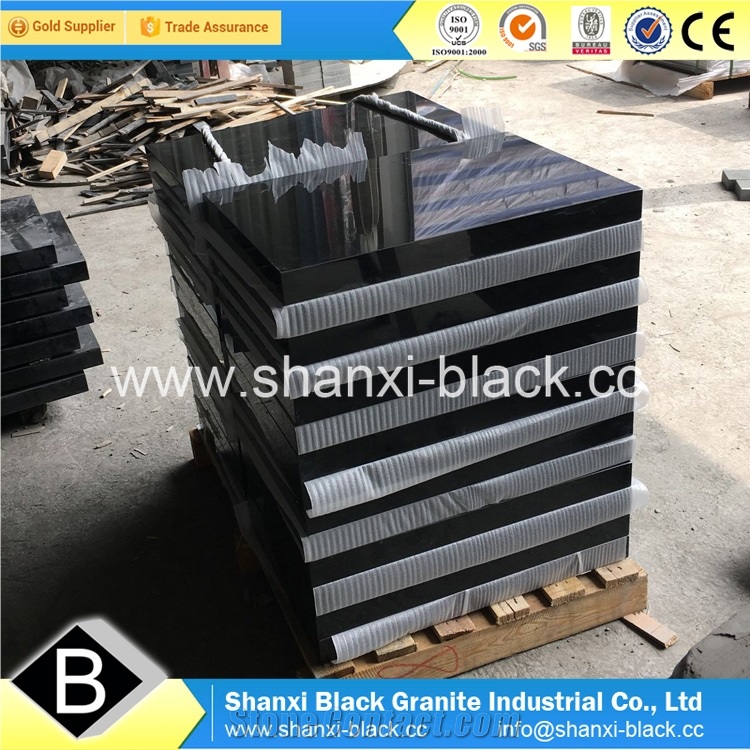 Shanxi Black Granite China Black Nero Assoluto Absolute Black Monuments Tombstone Headstone Gravestone Angel