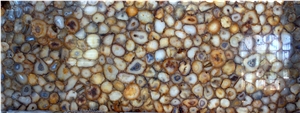 Solar Agate Semiprecious Stone Slab