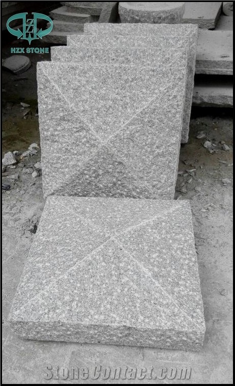 Cheap Grey Granite Pier Caps, China Granite Pier Caps, New G603 Grey Granite Pier Caps