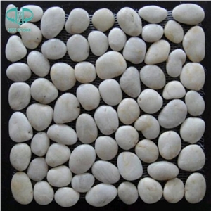 China White Marble Pebbles River Stones Hot Selling