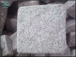 G603 Light Grey Granite Tumbled Paving Stone/ Exterior Tumbled Cube Stone for Courtyard Road Pavers/Garden Stepping/Driveway/Walkway