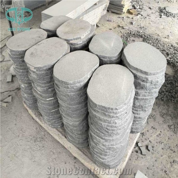 G654 Irregular Flagstone, Stone Grey Flagstone，Machine Cut Patio, Random Sawn Flagstone Driveway Pavers, Crazy Paving Stone, Outdoor Exterior Stone, Floor Covering, Outdoor Decoration Stone