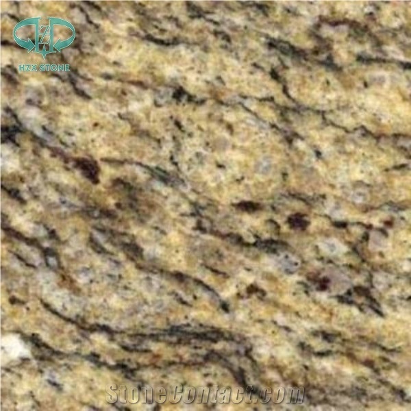Giallo Santa Cecilia Granite Slab,Brazil Yellow Granite, Granite Polished Finishing Floor Tiles, Covering