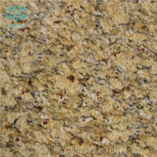 Giallo Santa Cecilia Granite Slab,Brazil Yellow Granite, Granite Polished Finishing Floor Tiles, Covering
