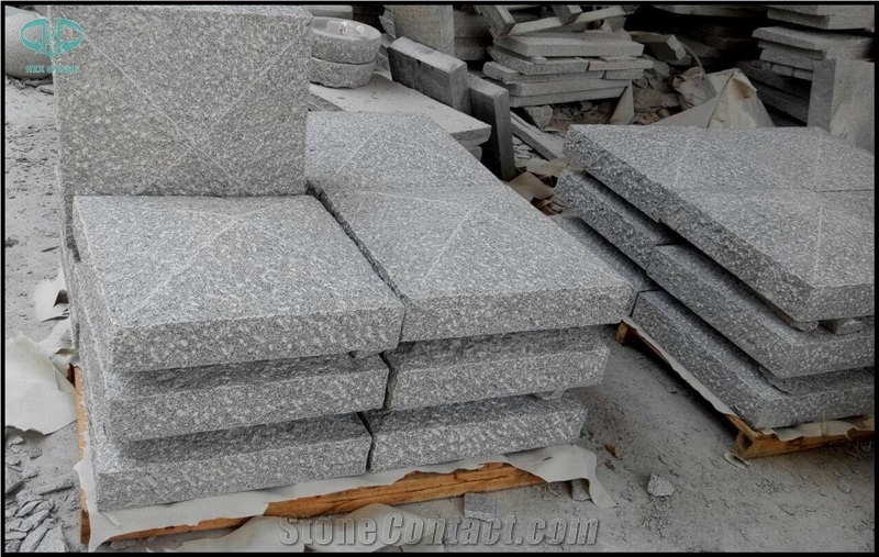 New G603 Grey Granite Pier Caps & Quoins Grey Granite Parapets G603 Pillar Caps Natural Wall Coping Gate Cast Pillar/Gate Columns