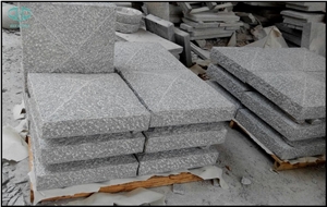New G603 Grey Granite Pier Caps & Quoins Grey Granite Parapets G603 Pillar Caps Natural Wall Coping Gate Cast Pillar/Gate Columns