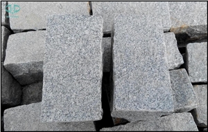 Six Sides Natural Split G603 Granite Cube Stone, China Grey Granite Paving Stone