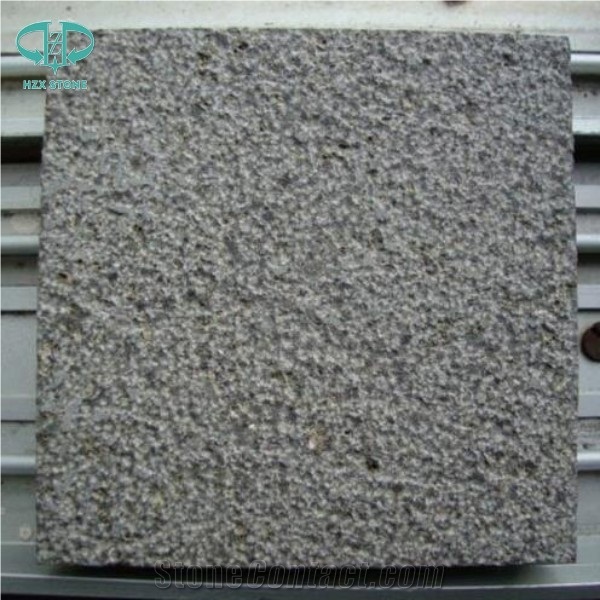 Zhangpu Black G685, Paving Stone, Zhangpu Black Basalt Bush Hammered Paving Stone Tiles