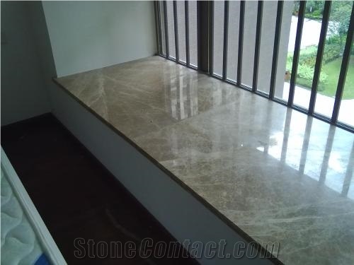Beige Marble and Granite Window Sills