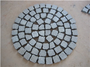 Light Grey Granite Cobble Stone