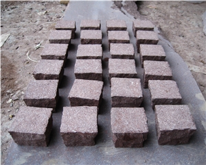 Light Grey Granite Cobble Stone