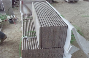 Pink Granite Stairs & Steps, Staircase, Stair Riser
