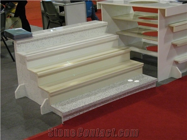 Pink Granite Stairs & Steps, Staircase, Stair Riser
