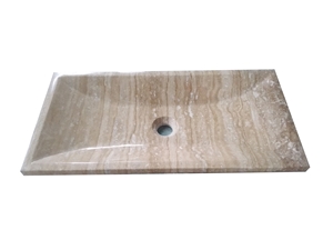 Black Marble Round Sink Nero Marquina Solid Surface Basin For Bathroom Hexagonal Sink