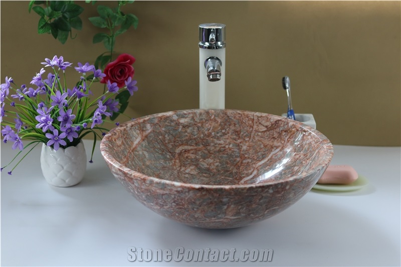 Manmade White Onyx Stone Sink for Bathroom Sink